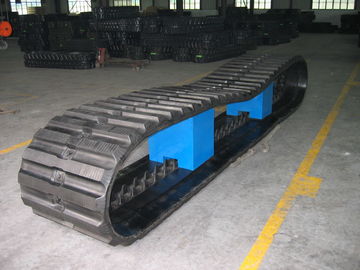 Trilhas de borracha do descarregador de Hitachi com tração alta e estrutura interna de Stong