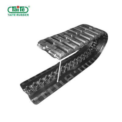 Bom preço. 450x110 Pistas de borracha de equipamento pesado com comprimento flexível e baixo ruído para veículos militares on-line