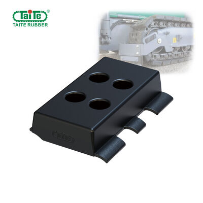 Bom preço. A trilha de pouco peso preta do Paver acolchoa os bens de borracha da fórmula do elevado desempenho on-line